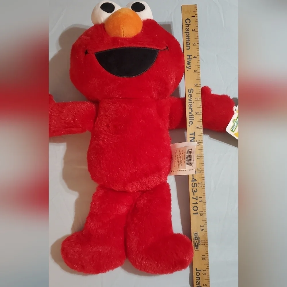 Sesame Street Red Elmo Bird Toy. Soft And Plush. New With Tags